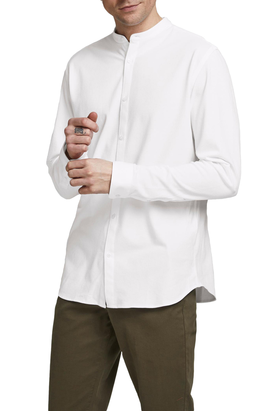 Jack & Jones Рубашка из смесового хлопка (цвет ), артикул 12188090 | Фото 3