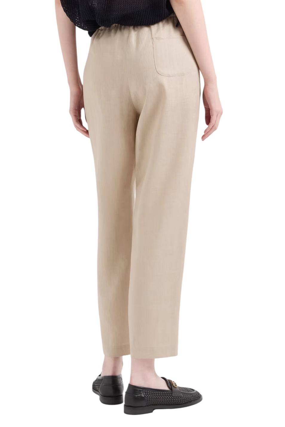 Женский Emporio Armani Брюки из льна (цвет ), артикул EW001575-TE14012 | Фото 4