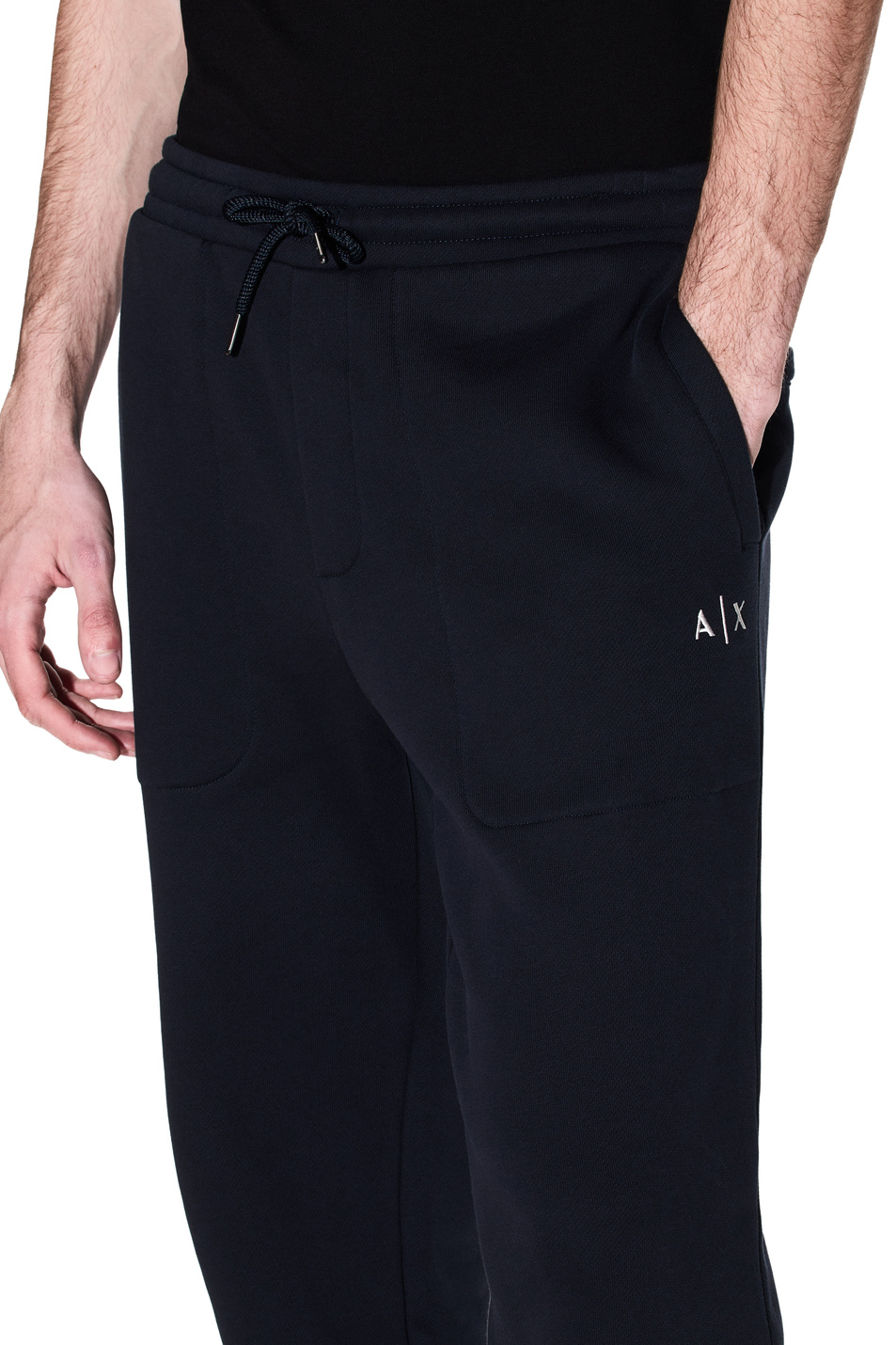 Мужской Armani Exchange Брюки-джоггеры из хлопка (цвет ), артикул XM001419-AF16434 | Фото 6