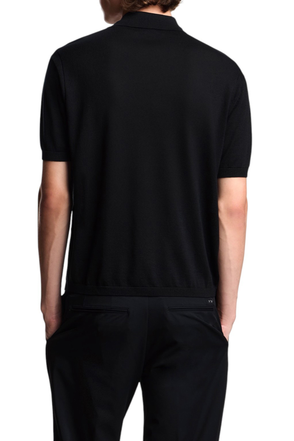 Мужской Emporio Armani Поло из смесовой шерсти (цвет ), артикул EM003383-AF18995 | Фото 4