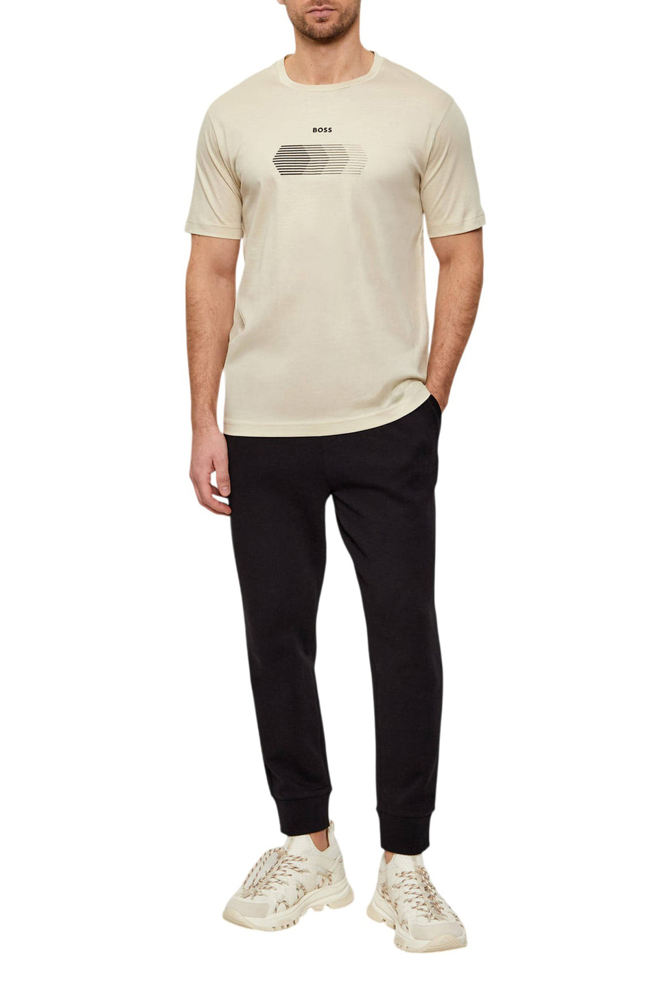 Мужской BOSS Футболка TS_Unity с принтом (цвет ), артикул 50554557 | Фото 3