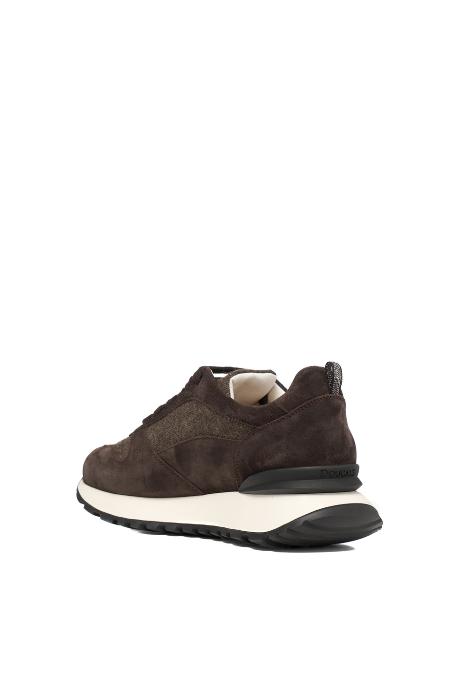 Кроссовки из натуральной замши|Основной цвет:Коричневый Женский Doucal's Кроссовки из натуральной замши (цвет ), артикул DD8828WHITPN724NL03 | Фото 3