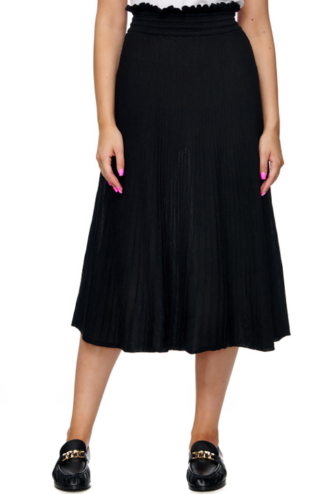Moschino Однотонная юбка со сборками на поясе ( цвет), артикул A0180-6100 | Фото 4