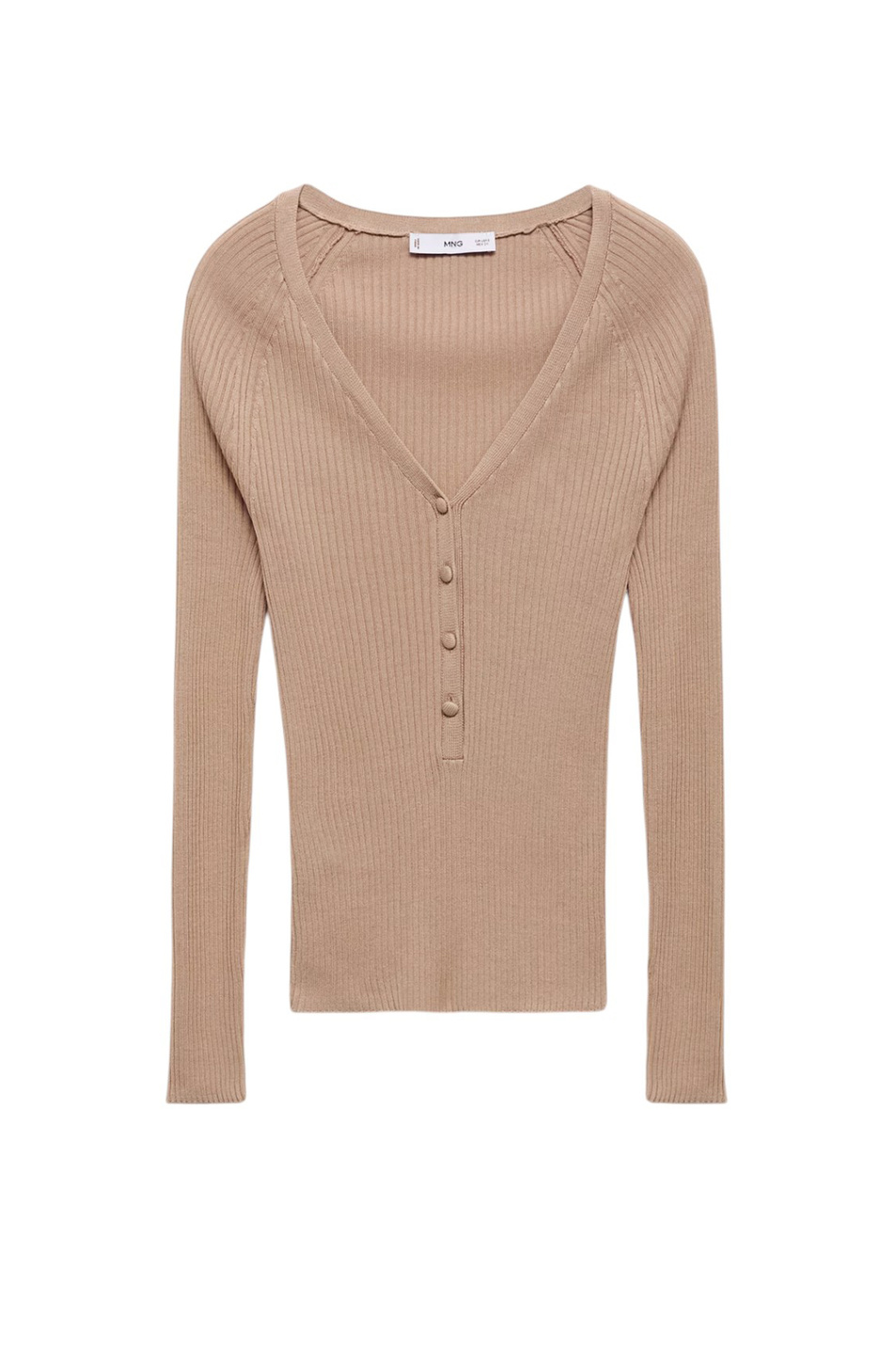 Женский Mango Джемпер SOJU с V-образным вырезом (цвет ), артикул 17005810 | Фото 1