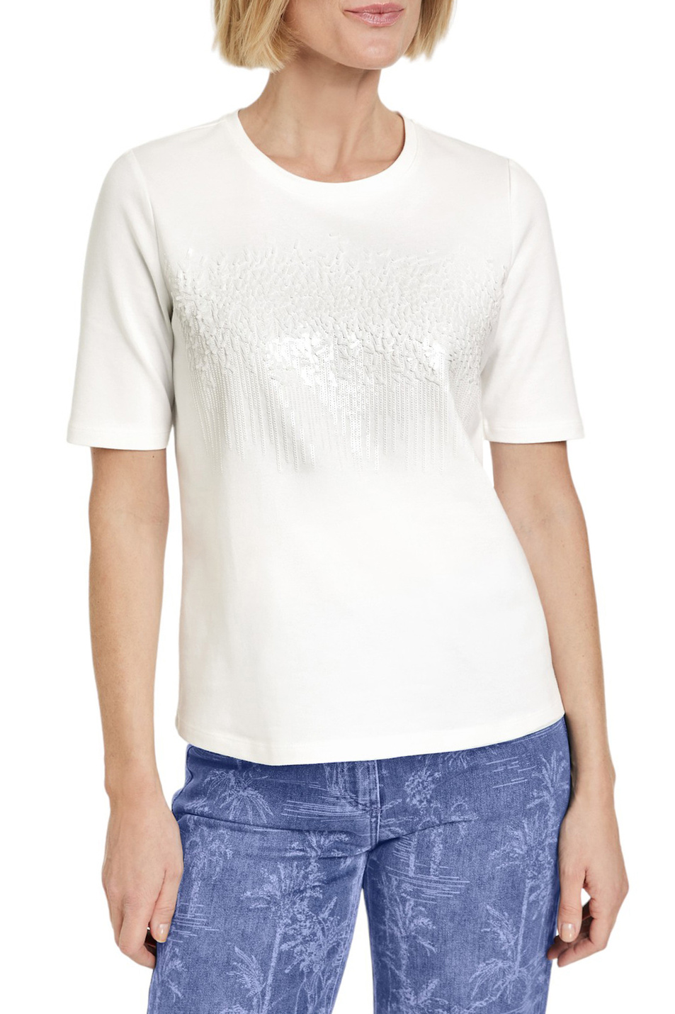 Женский Gerry Weber Футболка с пайетками (цвет ), артикул 370202-35015 | Фото 4