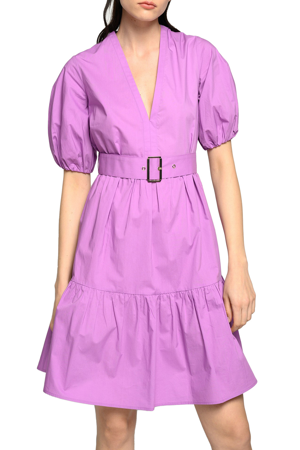 Pinko Платье с ярусной юбкой и поясом (цвет ), артикул 1G161JY6VX | Фото 2
