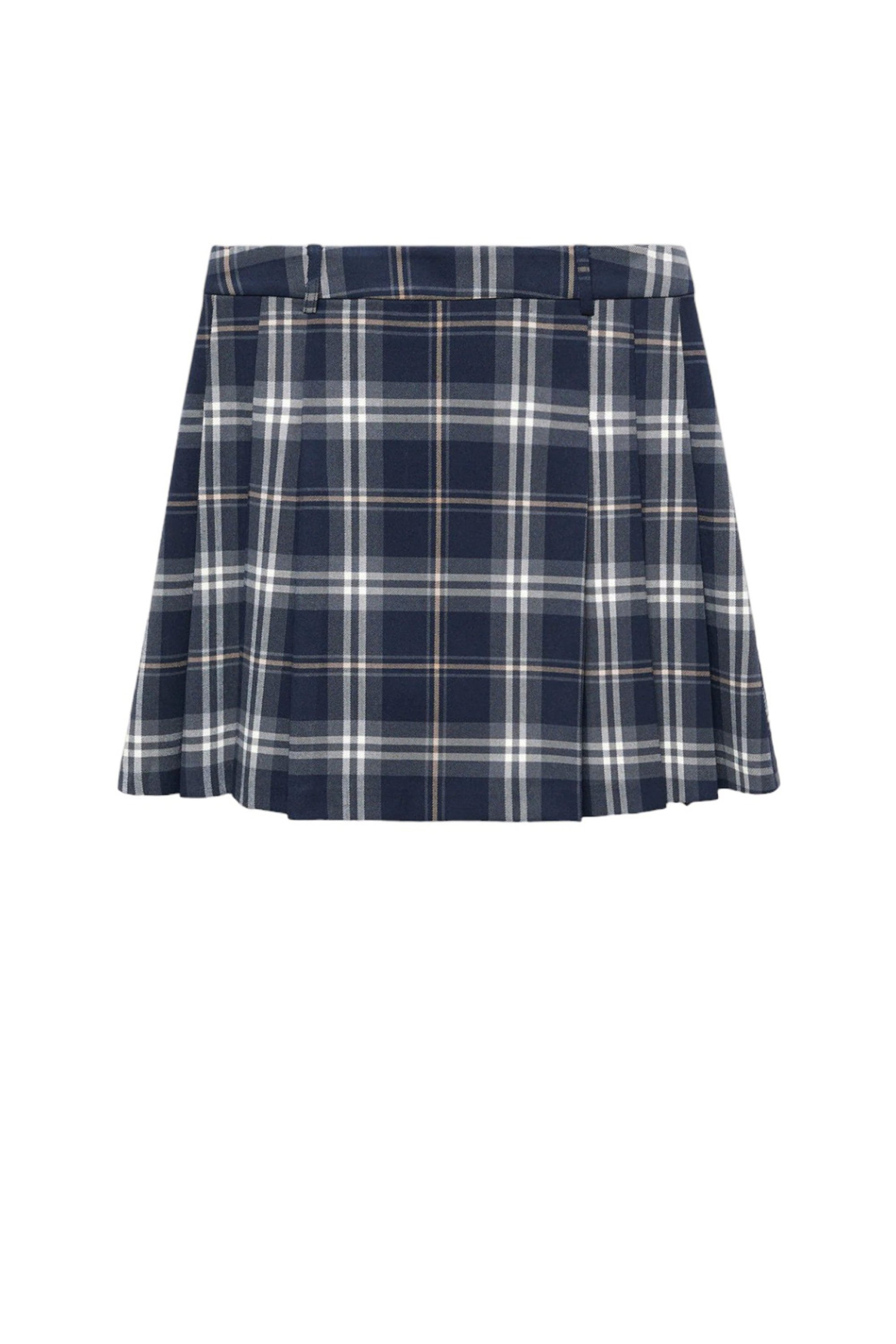 Mango ❤ женская юбка grunge со скидкой 80%, синий цвет
