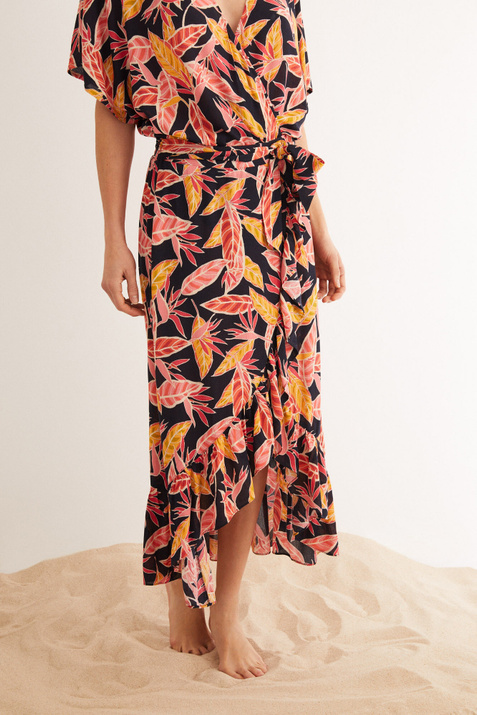 Women'secret Длинная юбка с тропическим принтом ( цвет), артикул 5547814 | Фото 1