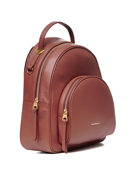 Рюкзак LEA из натуральной зернистой кожи|Основной цвет:Коричневый|Артикул:E1M60140101 | Фото 2