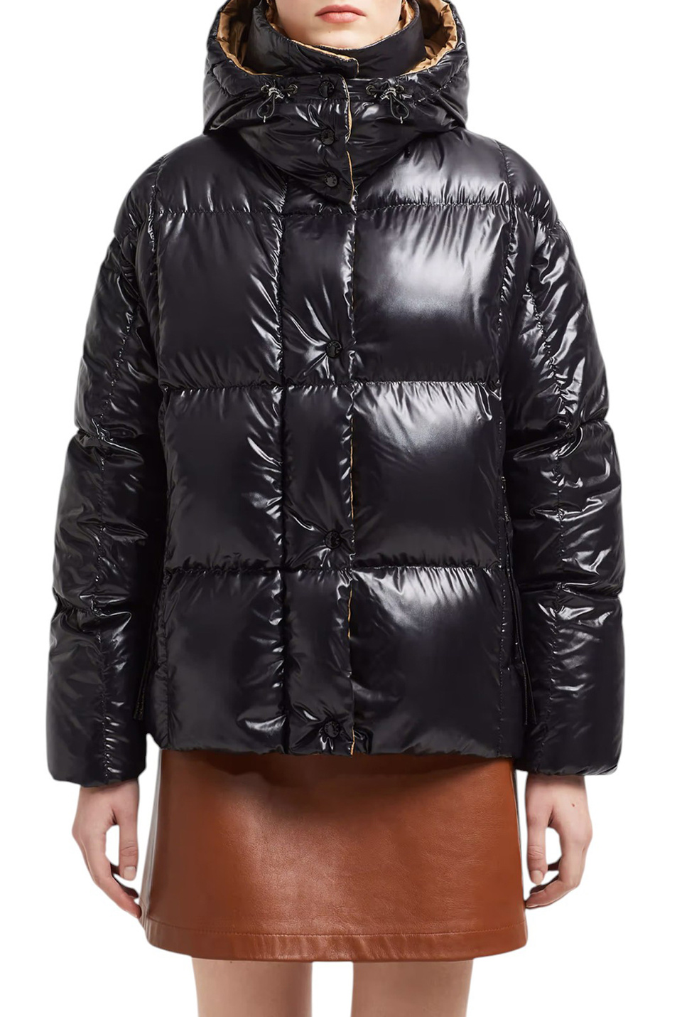 Куртка PARANA с пуховым наолнителем|Основной цвет:Черный Женский Moncler Куртка PARANA с пуховым наолнителем (цвет ), артикул K20931A00103-68950 | Фото 3