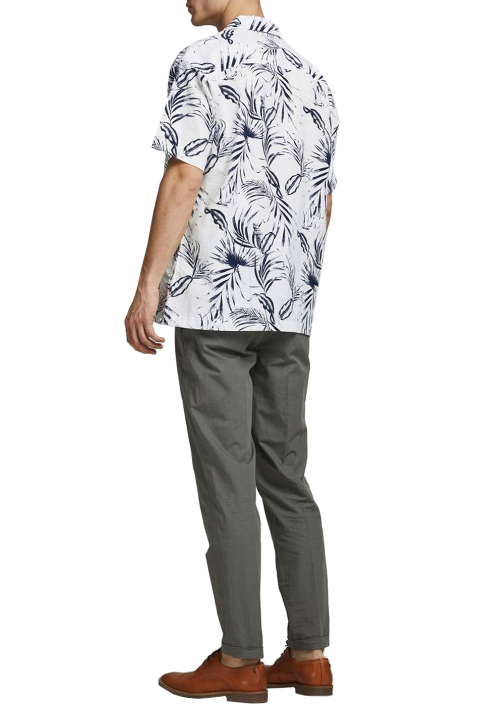 Jack & Jones Рубашка с короткими рукавами и пальмовым принтом (цвет ), артикул 12182753 | Фото 5