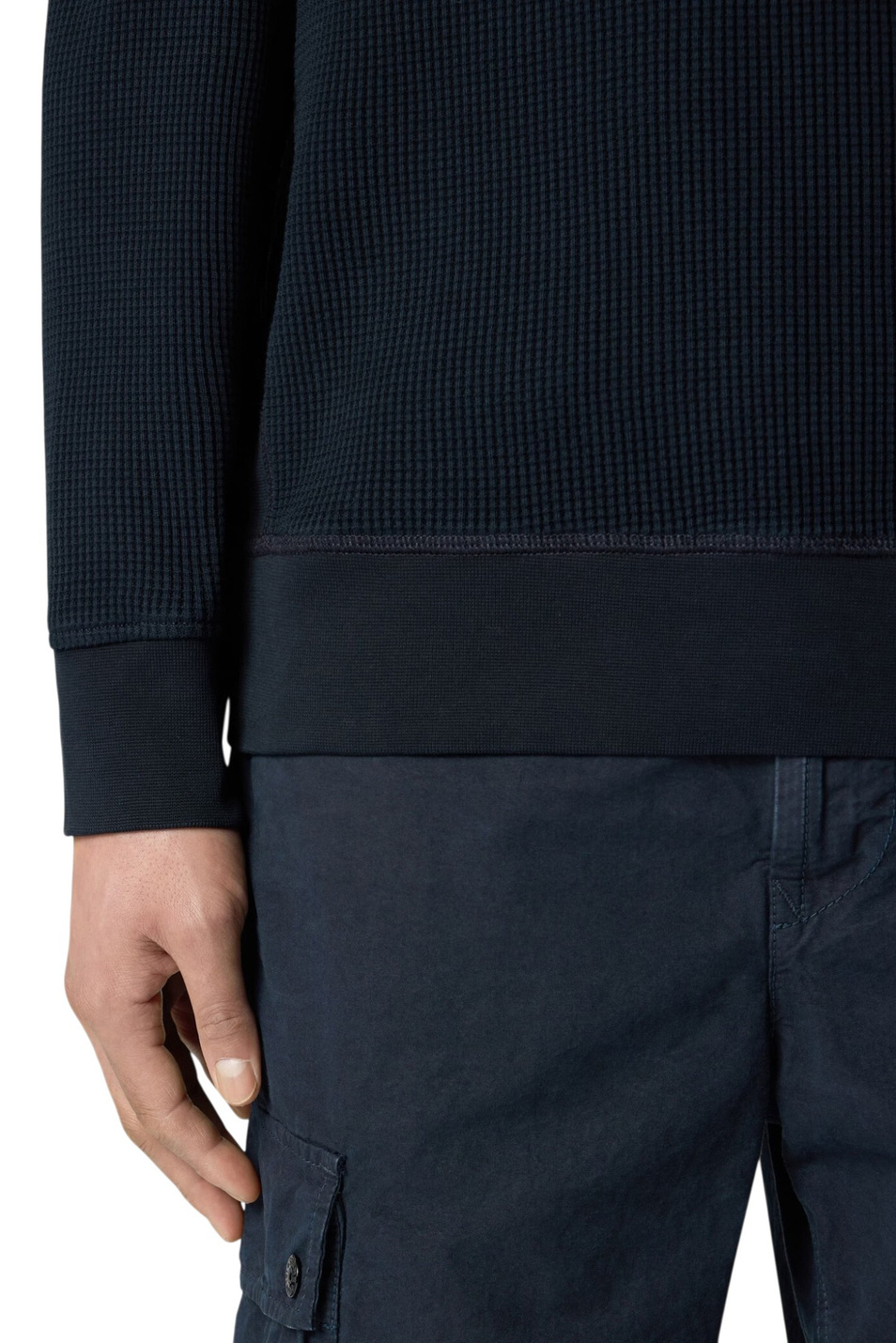 Мужской Stone Island Свитшот из вафельного флиса (цвет ), артикул L1S156100056-S0044 | Фото 6