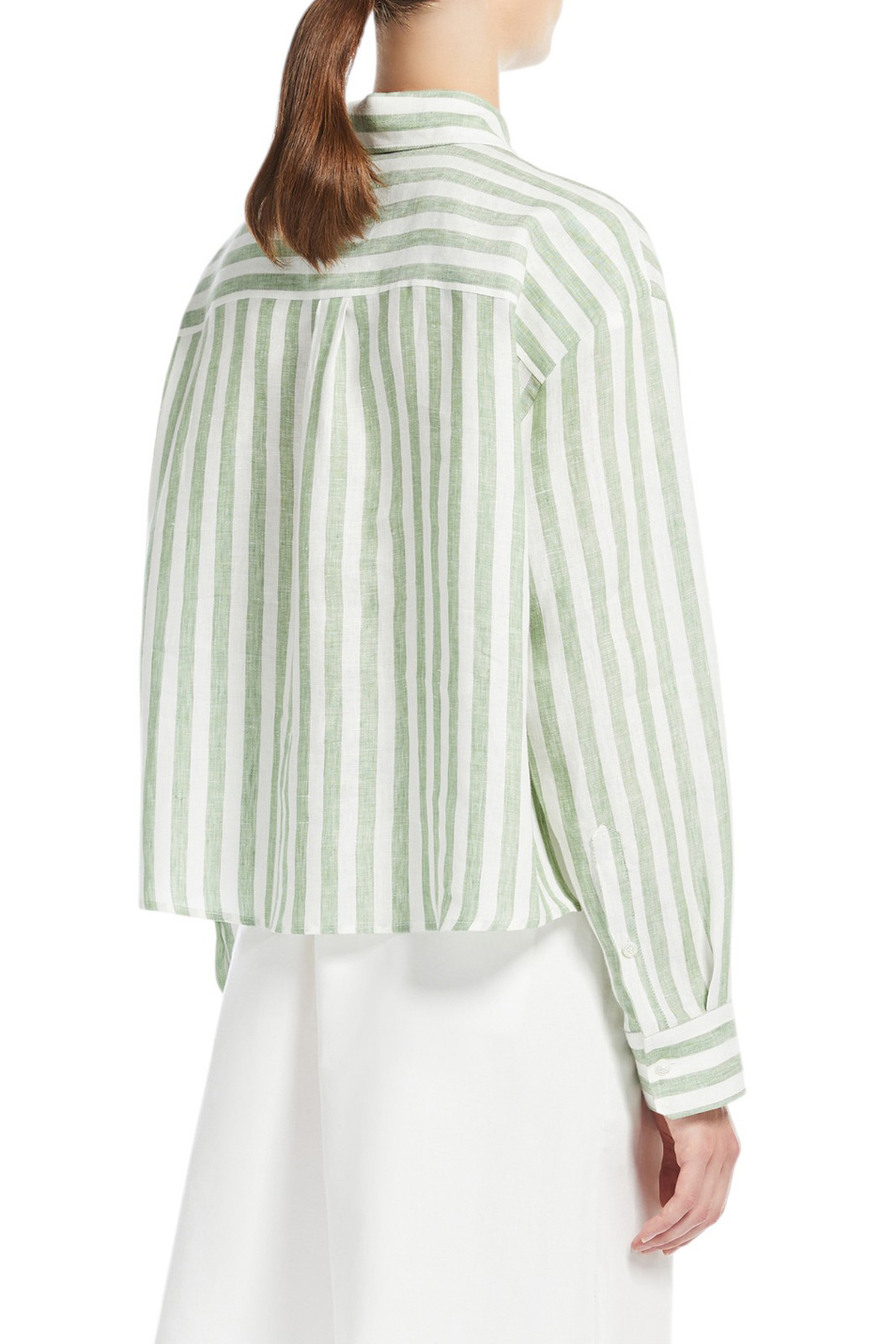 Женский Weekend Max Mara Рубашка NOLANA из льна (цвет ), артикул 2515111072 | Фото 4