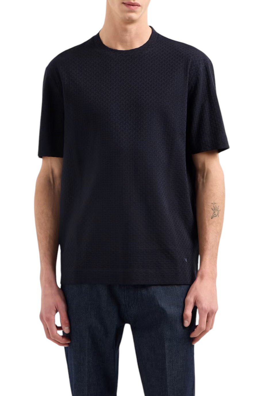 Мужской Emporio Armani Футболка из хлопка (цвет ), артикул EM001289-AF10762 | Фото 4