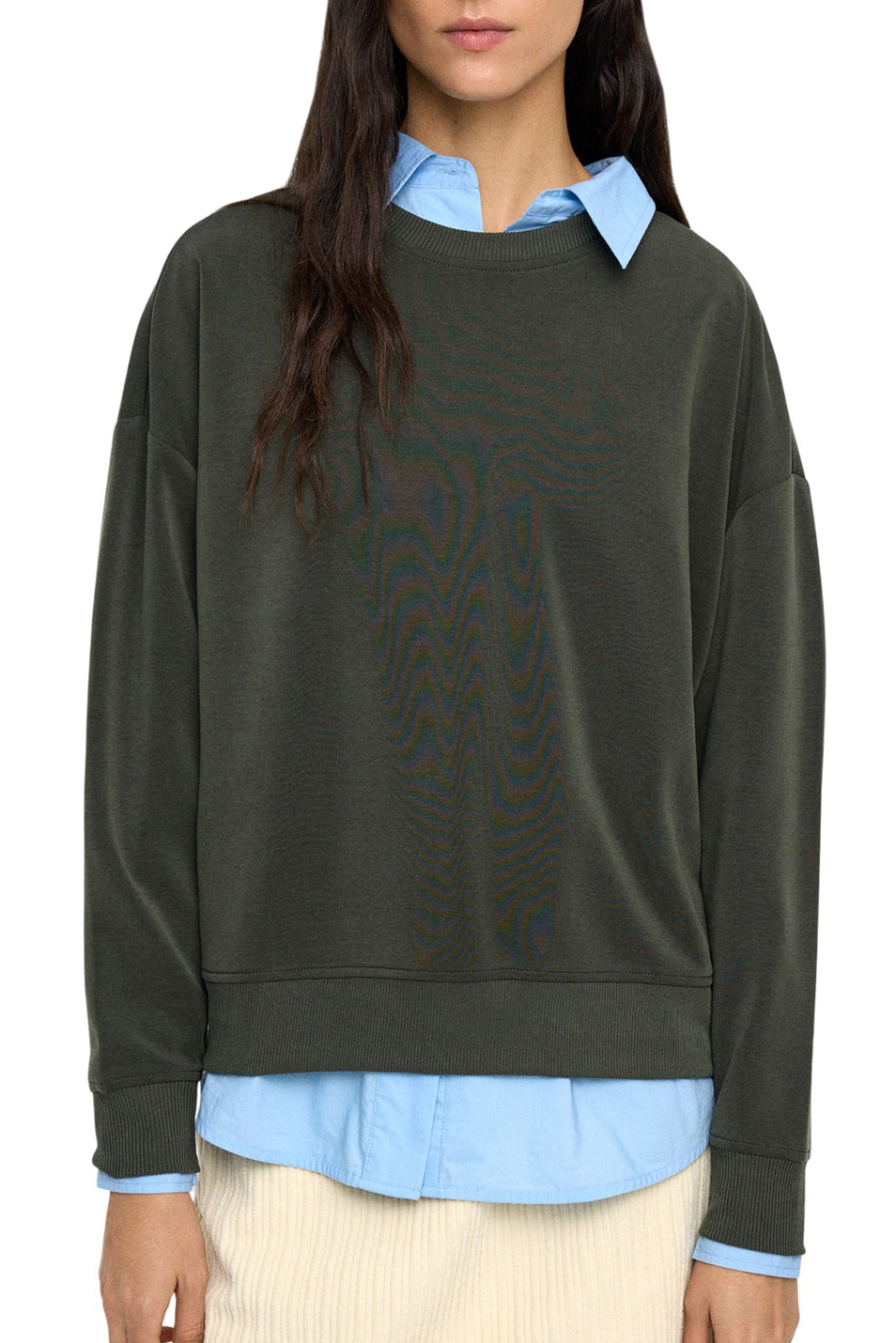 Женский Parfois Свитшот однотонный (цвет ), артикул 241922 | Фото 3