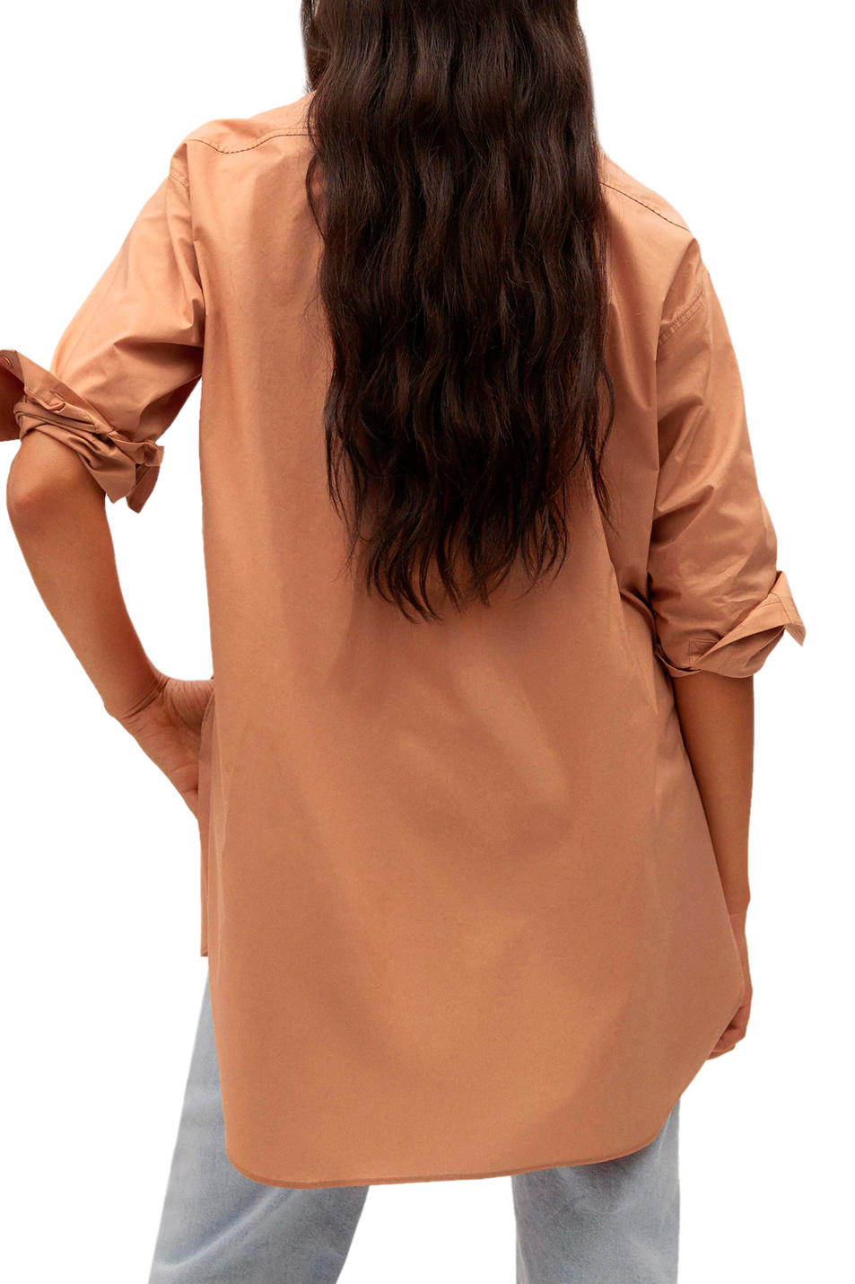 Женский Mango Рубашка JAMES с карманом на груди (цвет ), артикул 17054046 | Фото 4