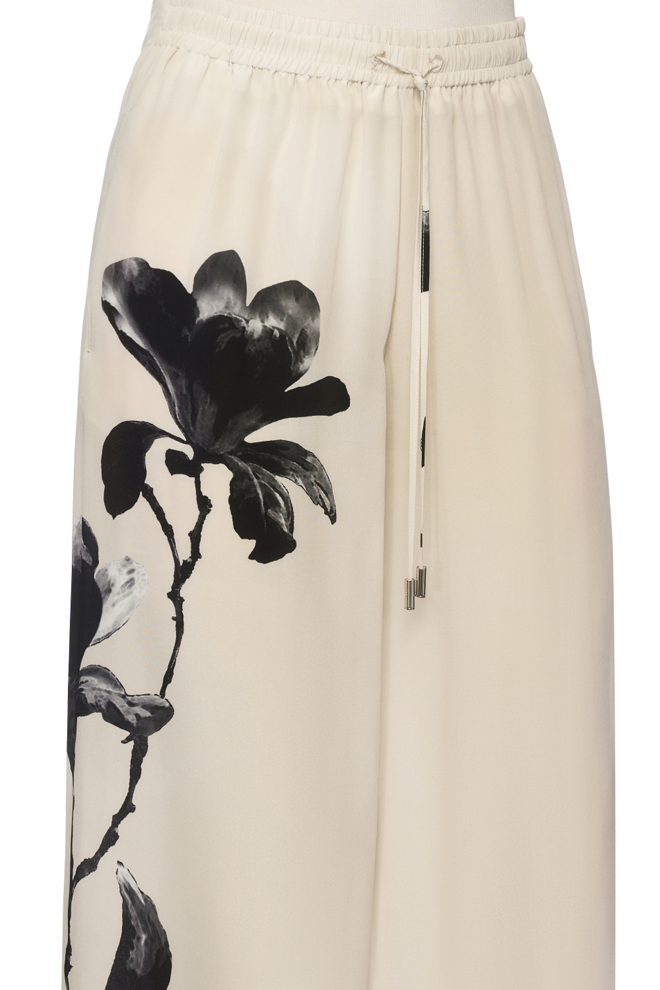 Женский ERMANNO SCERVINO Брюки из шелка с принтом (цвет ), артикул D482P371YBQ | Фото 6