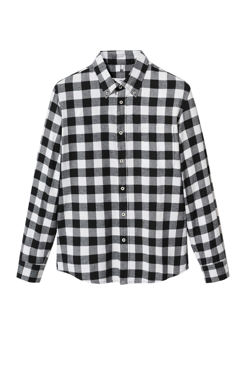 Рубашка CLAUDE из натурального хлопка|Основной цвет:Черный|Артикул:47040650 | Фото 1