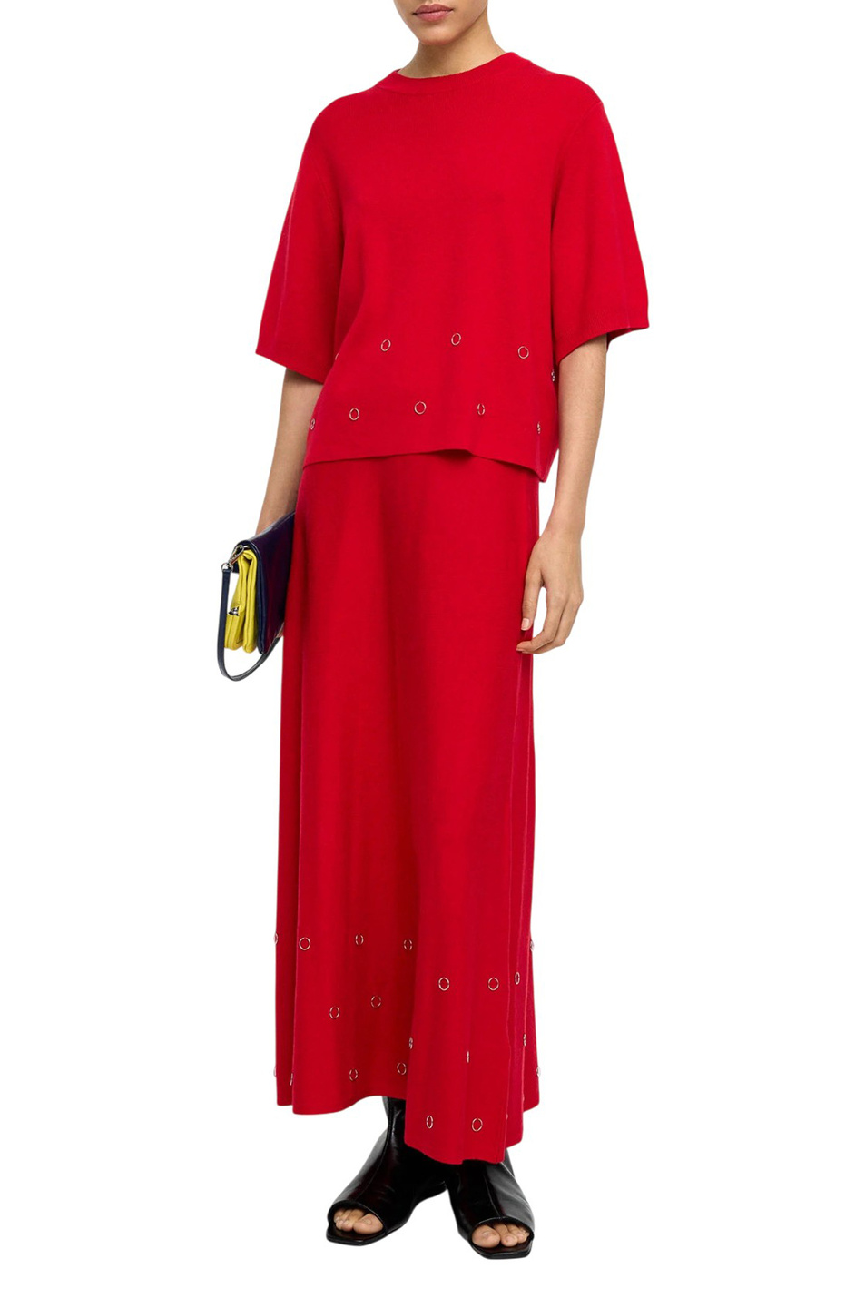 Женский Parfois Юбка трикотажная с люверсами (цвет ), артикул 242726 | Фото 2