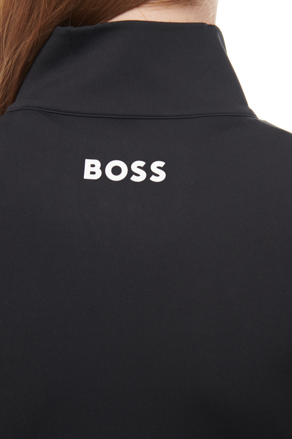Женский BOSS Водолазка с воротником на молнии и логотипом (цвет ), артикул 50503194 | Фото 9