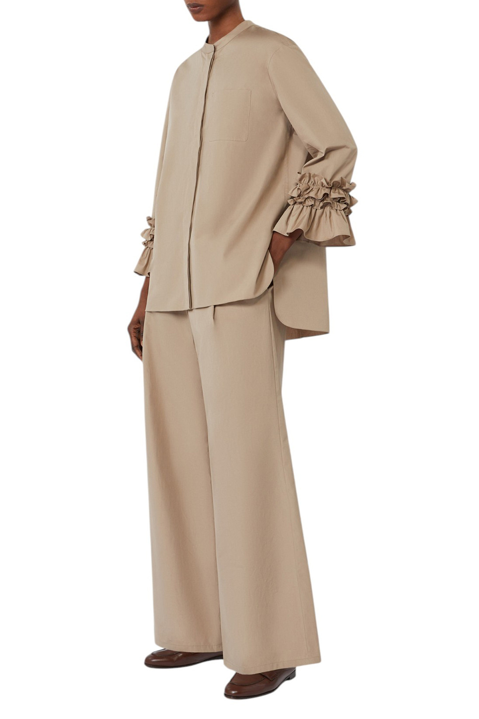 Женский Max Mara Брюки NORA из хлопка (цвет ), артикул 2529136041 | Фото 2