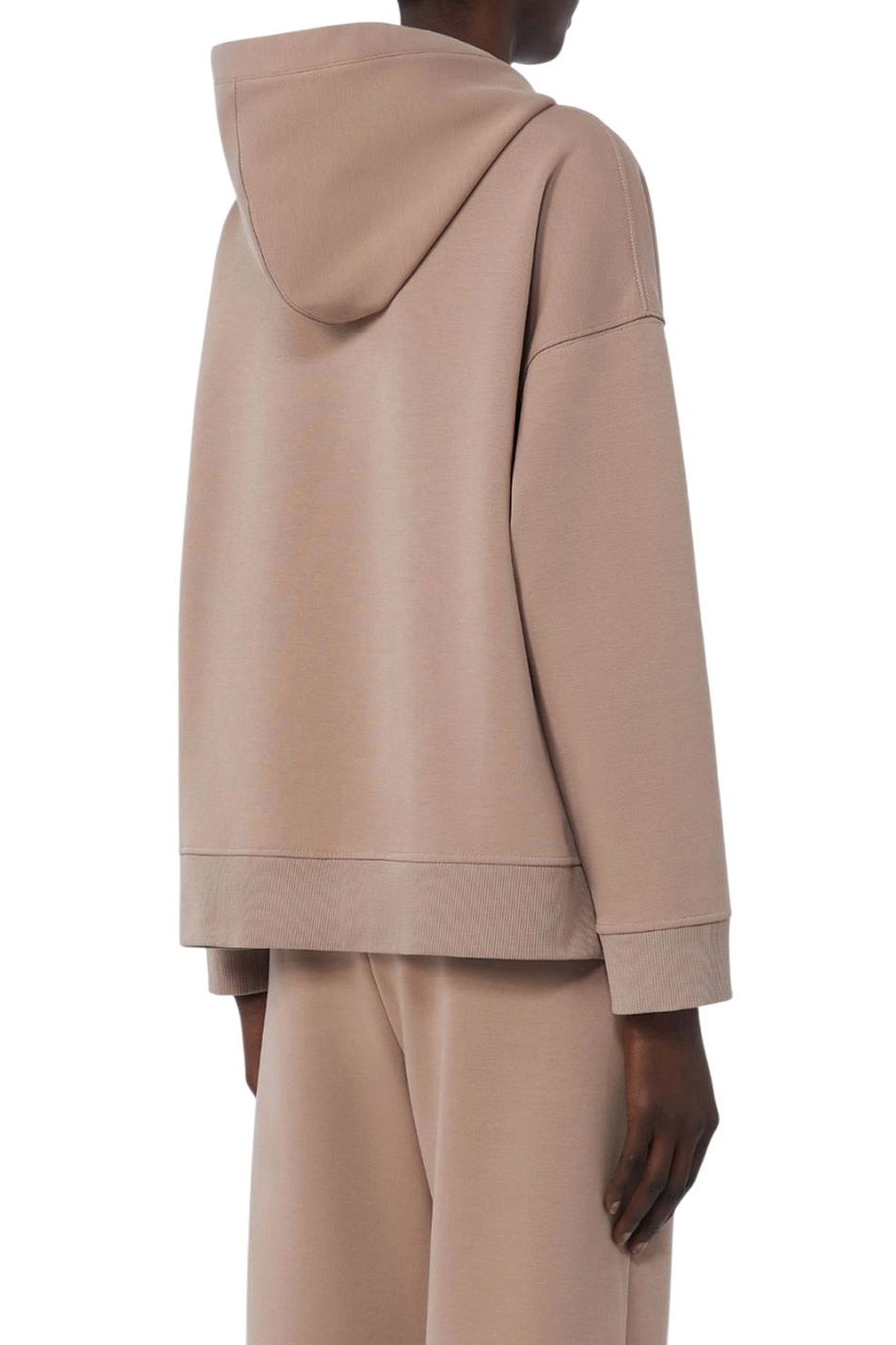 Худи ANDREA с логотипом|Основной цвет:Бежевый Женский Max Mara Худи ANDREA с логотипом (цвет ), артикул 2619921021 | Фото 4