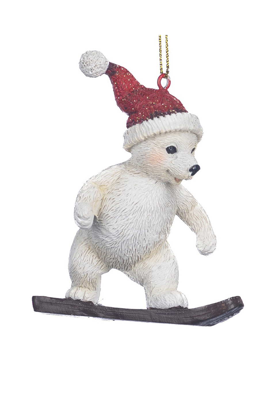 Не имеет пола Goodwill Елочная игрушка "Медведь на сноуборде", 8,5 см (цвет ), артикул MC 38207_1 | Фото 1