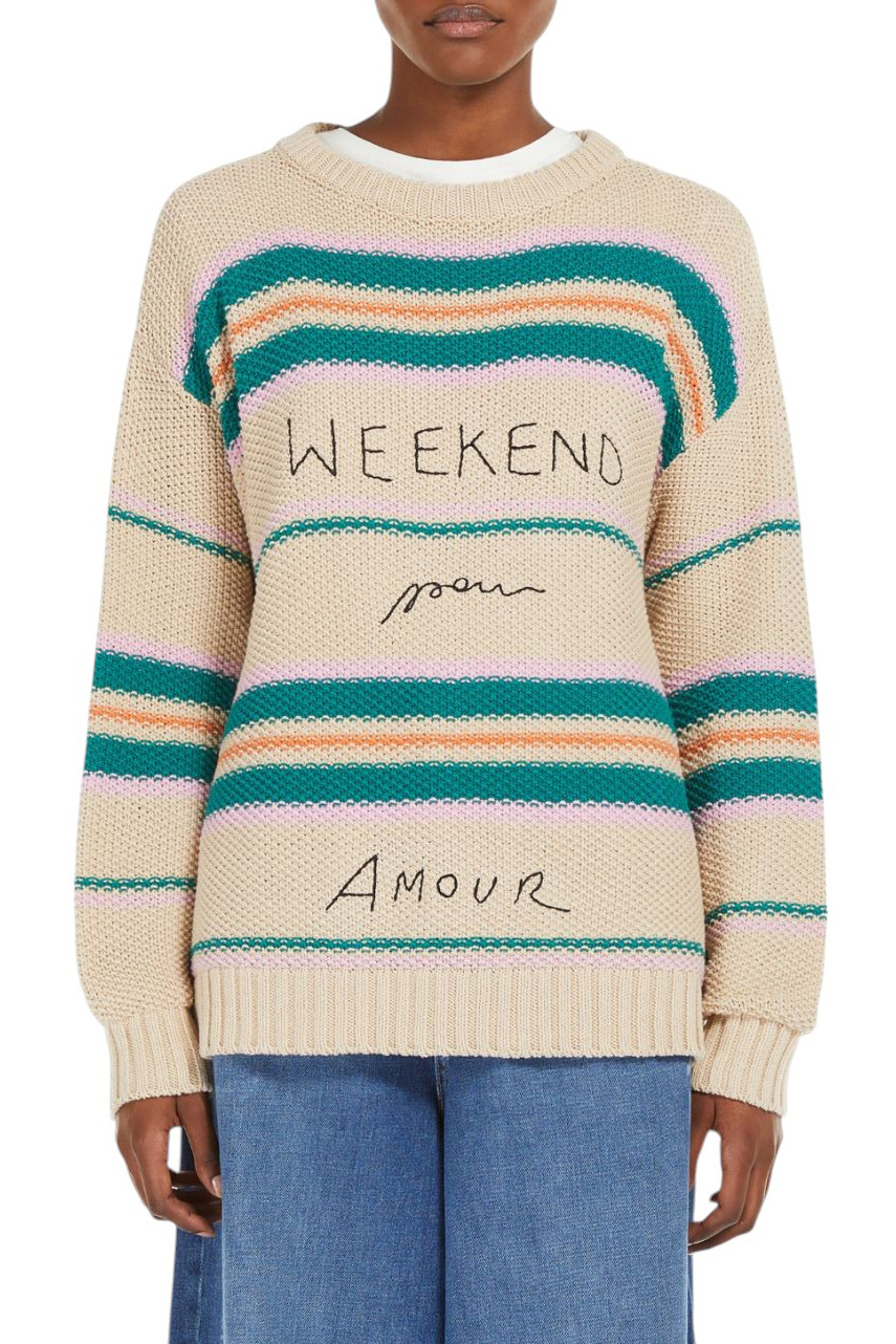 Женский Weekend Max Mara Свитер ANGUS с вышивкой (цвет ), артикул 2515361211 | Фото 3