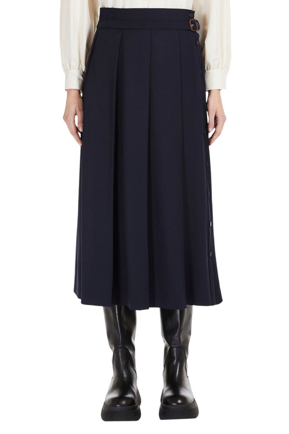 Женский Weekend Max Mara Юбка OSIRIDE из смесовой шерсти (цвет ), артикул 2351061233 | Фото 3