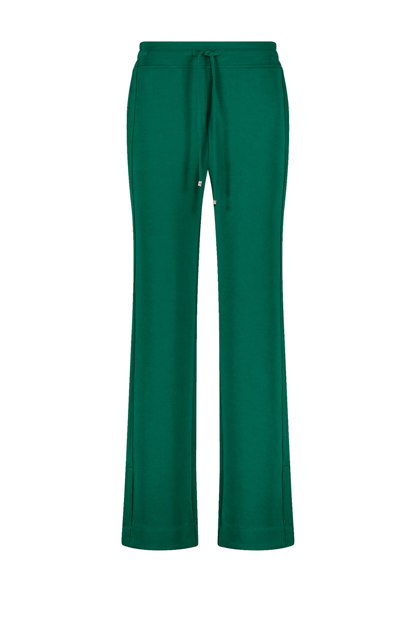 Брюки однотонные|Основной цвет:Зеленый|Артикул:322188-44020-Deep Green | Фото 1