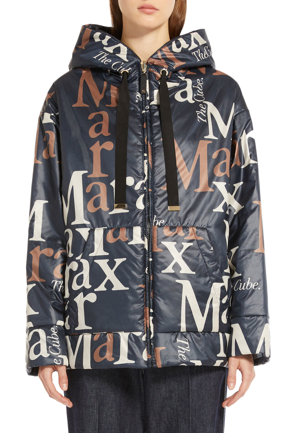 Женский Max Mara Куртка MAXI с логотипированным принтом (цвет ), артикул 2419481134 | Фото 3