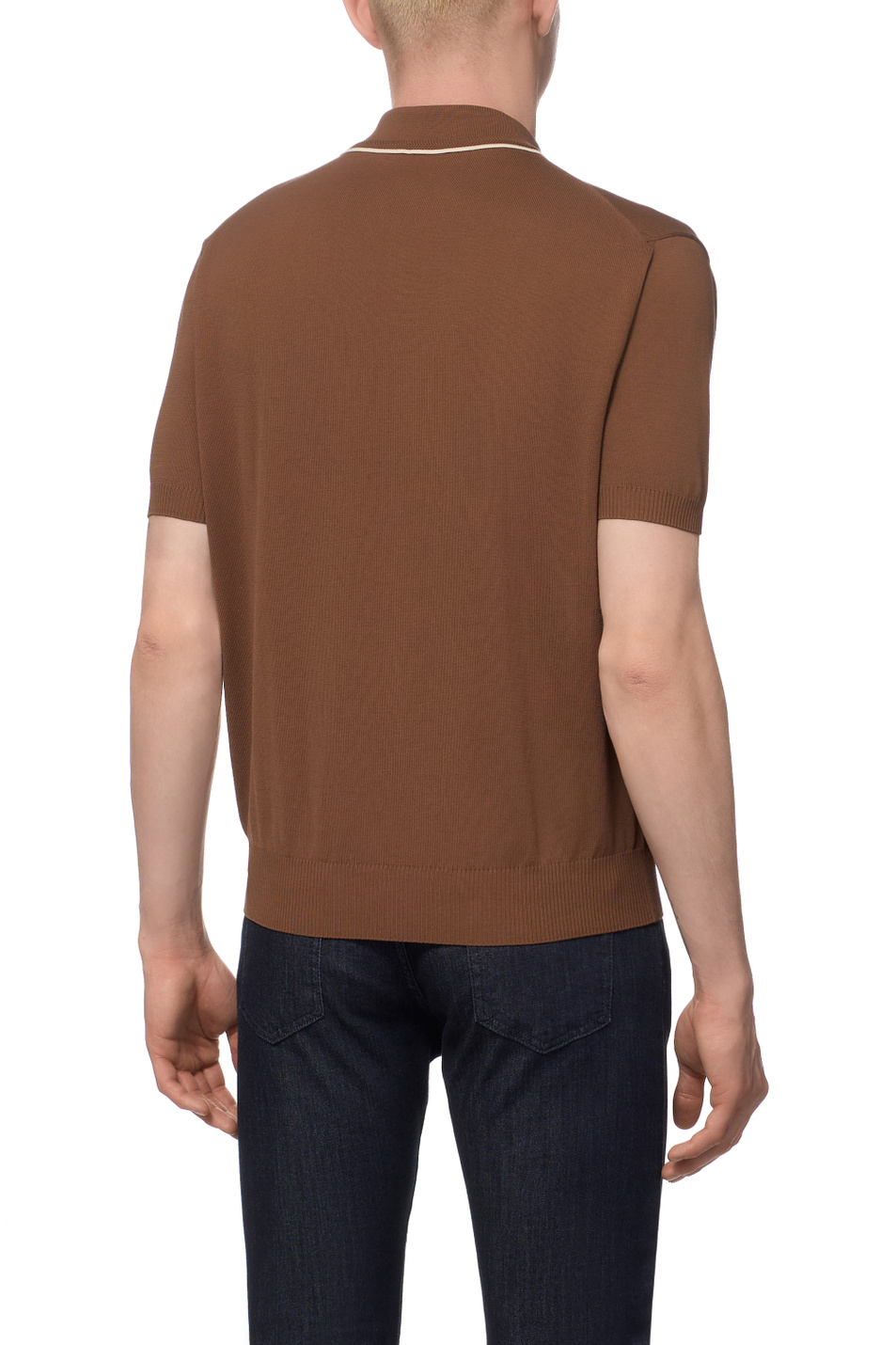 Мужской Canali Поло из натурального хлопка (цвет ), артикул C1165MK02460 | Фото 5