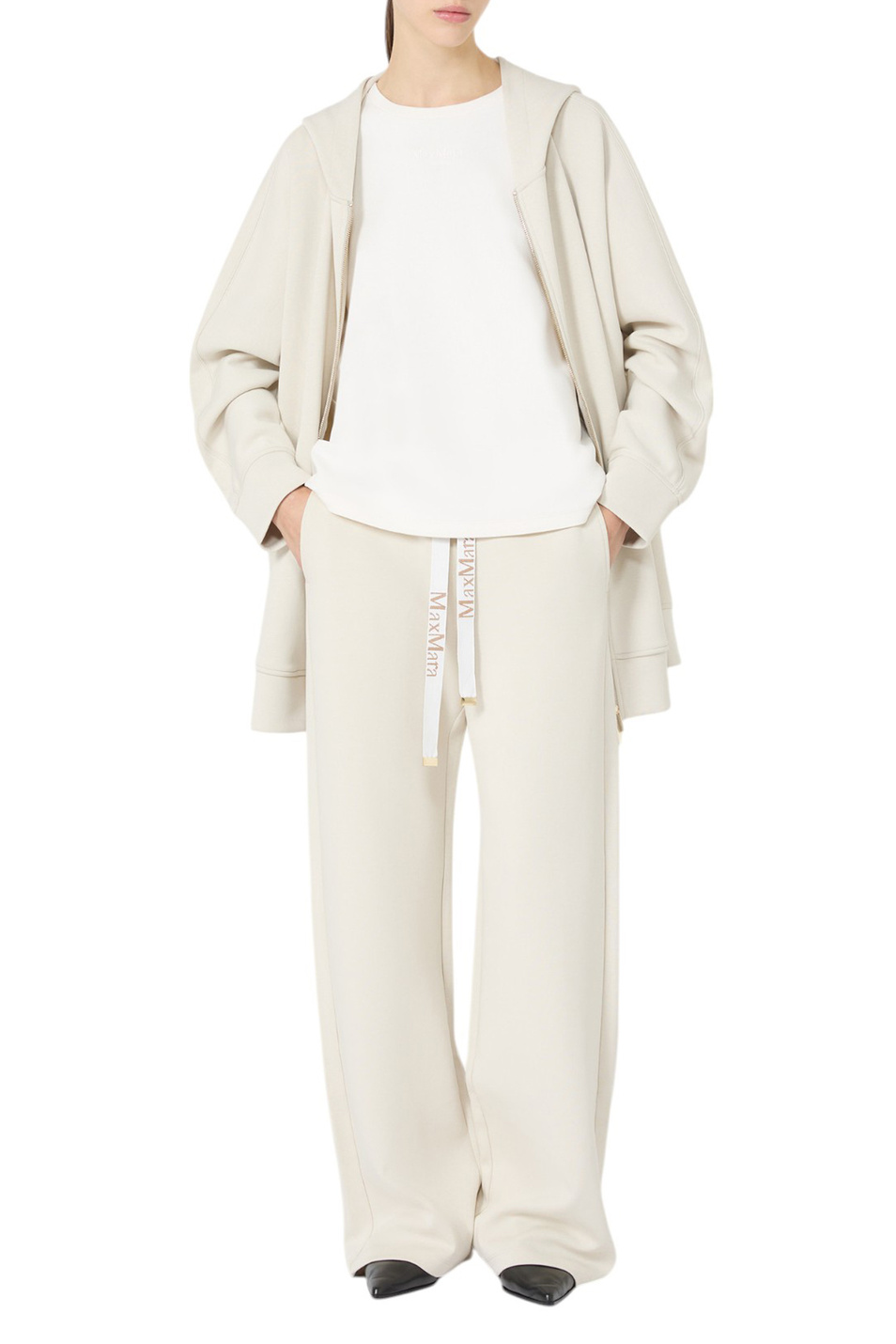 Женский Max Mara Футболка TUBO с логотипом (цвет ), артикул 2529976021 | Фото 3