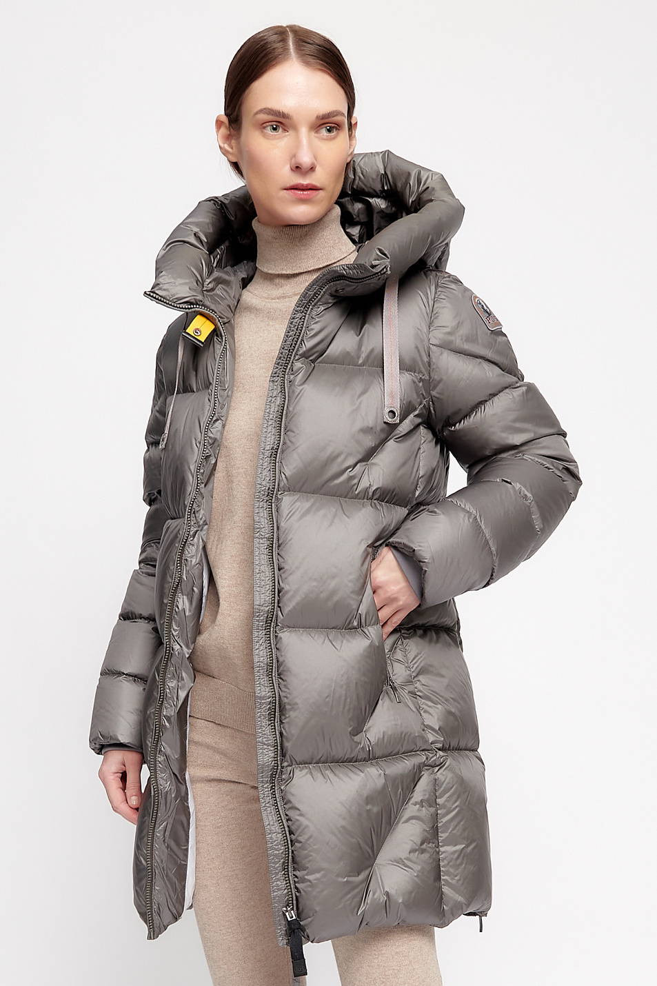 Женский Parajumpers Стеганое пальто JANET с утеплителем из утиного пуха (цвет ), артикул PWJCKHY33 | Фото 4
