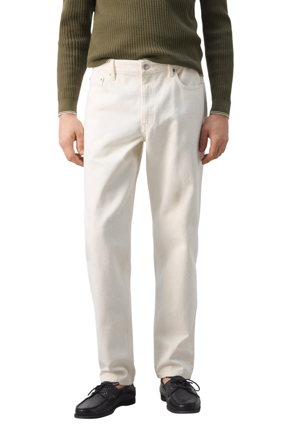 Мужской Mango Man Джинсы BOB из хлопка (цвет ), артикул 27004433 | Фото 3