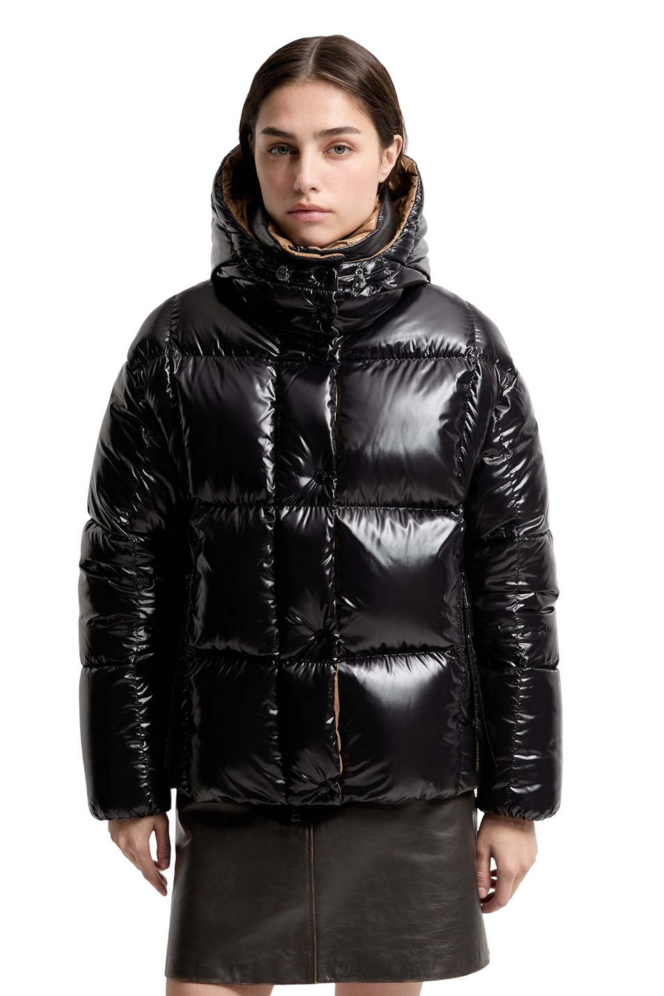 Куртка PARANA с пуховым наполнителем|Основной цвет:Черный Женский Moncler Куртка PARANA с пуховым наполнителем (цвет ), артикул L20931A00103-68950 | Фото 3