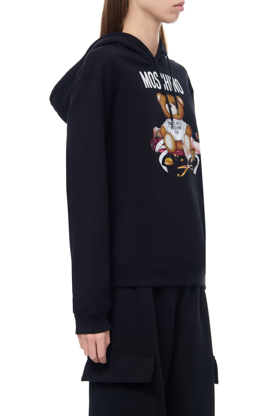 Женский Moschino Худи из натурального хлопка (цвет ), артикул A1707-5528 | Фото 3