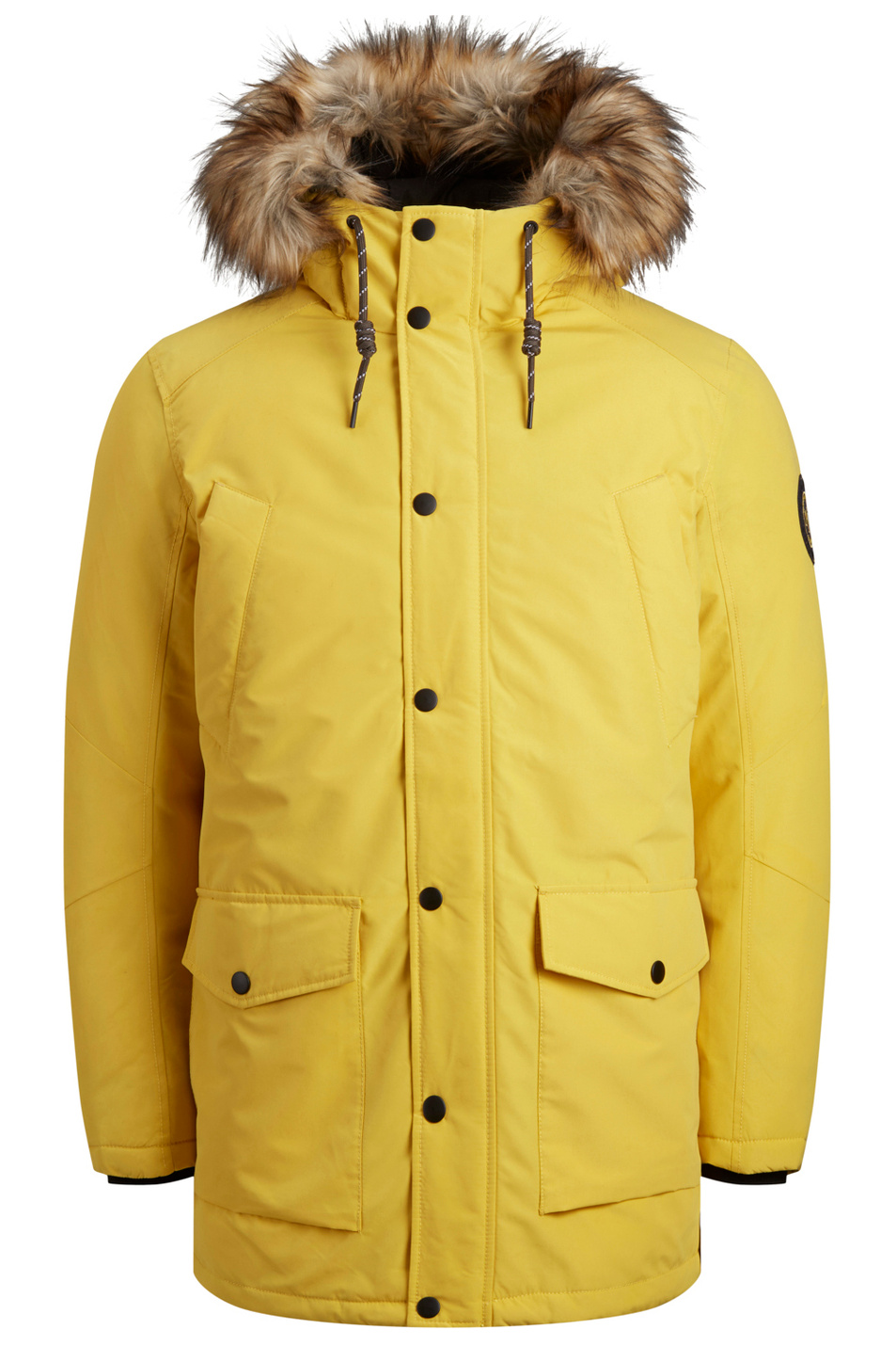 Мужской Jack & Jones Куртка с капюшоном с искусственным мехом (цвет ), артикул 12174383 | Фото 1