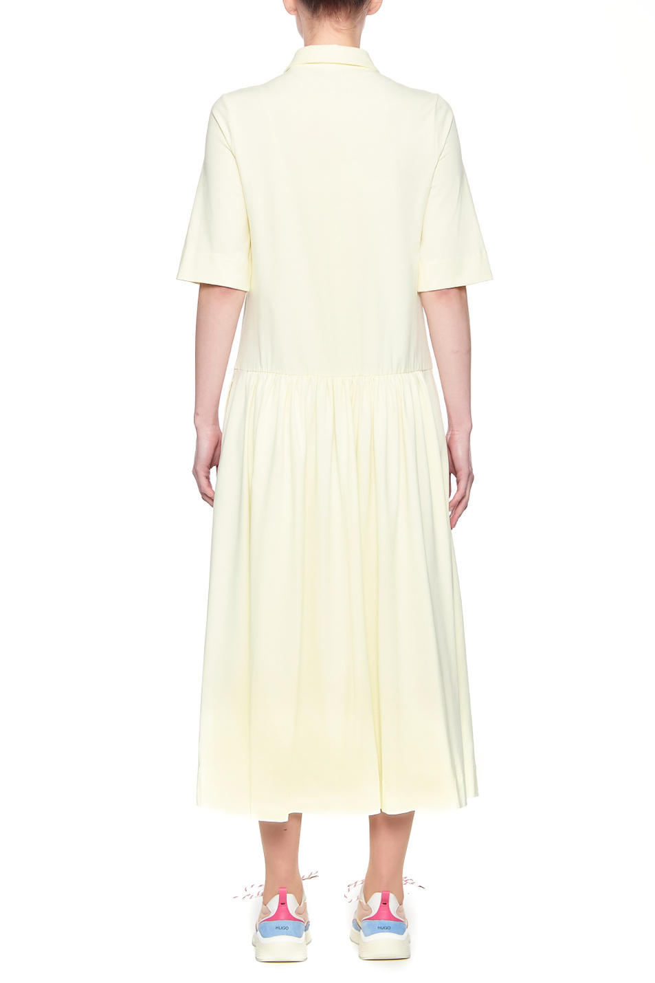 Max Mara Платье-рубашка CECI из хлопкового джерси (цвет ), артикул 36210216 | Фото 4