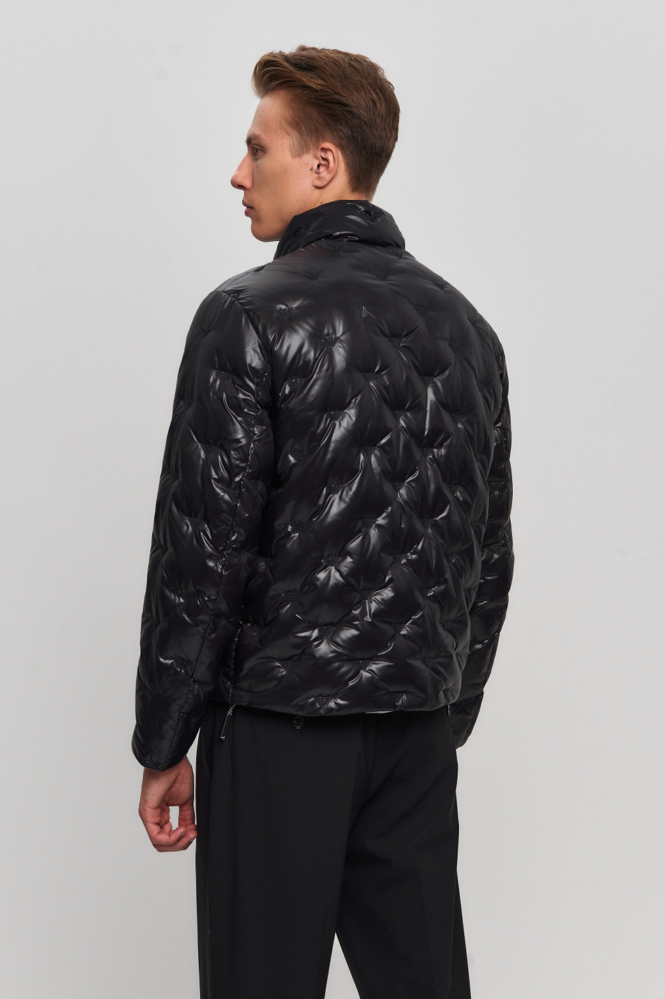 Мужской Emporio Armani Утепленная стеганая куртка из нейлона (цвет ), артикул 6H1BM2-1NLXZ | Фото 4