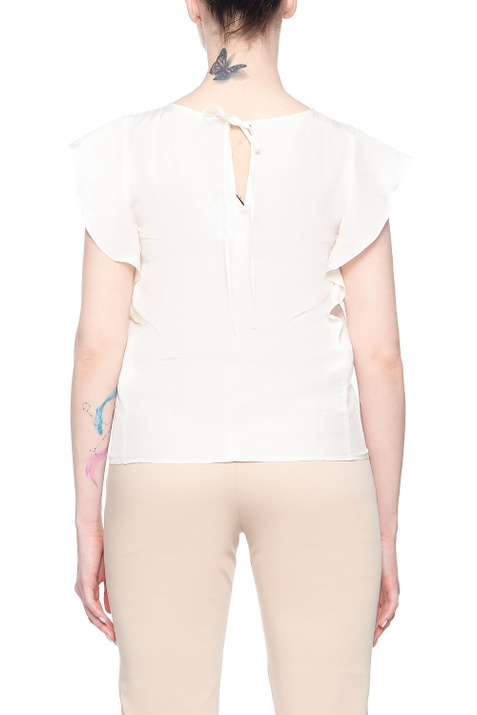 Emme Marella Блузка TORRES с воланами (Белый цвет), артикул 51610414 | Фото 4