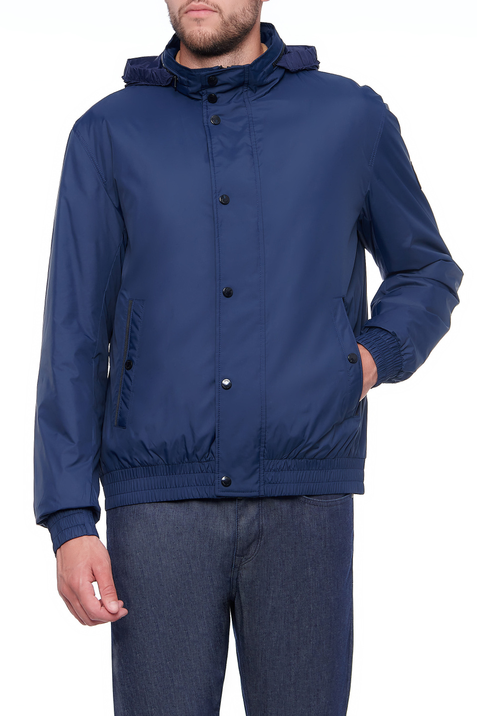 BOSS Куртка Can на молнии и кнопках с капюшоном (цвет ), артикул 50461792 | Фото 3