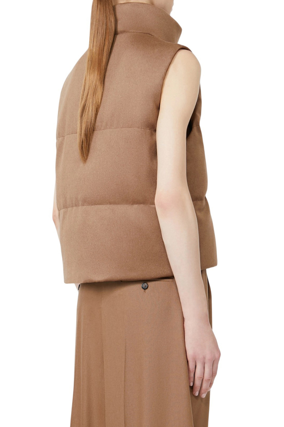 Жилет DIONISO двусторонний|Основной цвет:Коричневый Женский Max Mara Жилет DIONISO двусторонний (цвет ), артикул 2529296055 | Фото 4