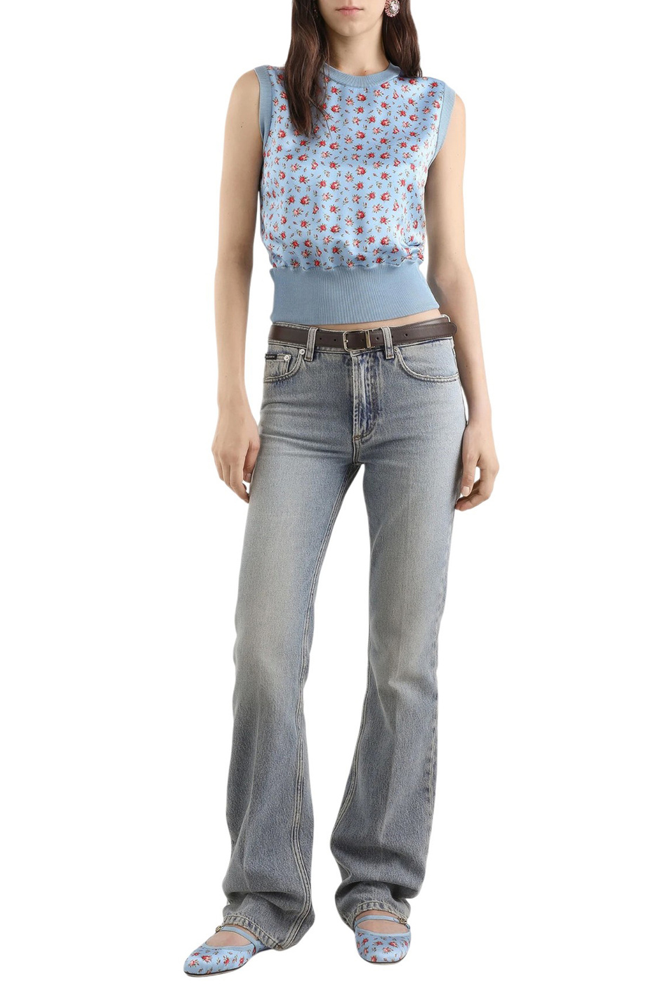 Женский Dolce & Gabbana Джинсы из хлопка (цвет ), артикул FTDDFD-G8OT9 | Фото 2