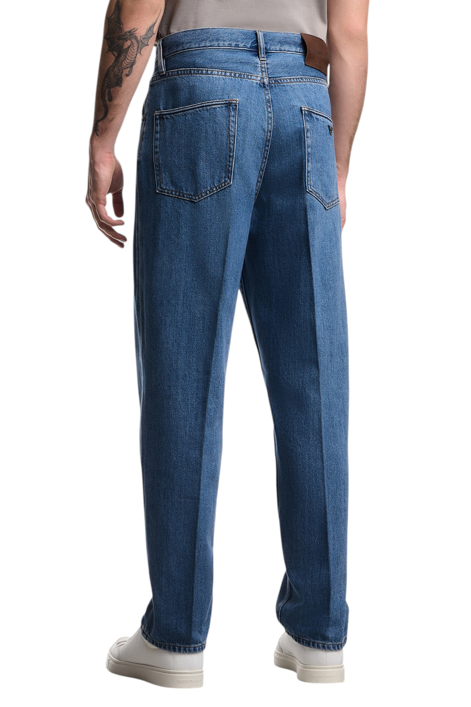 Мужской Emporio Armani Джинсы из смесового хлопка (цвет ), артикул EM000664-AF24872 | Фото 4