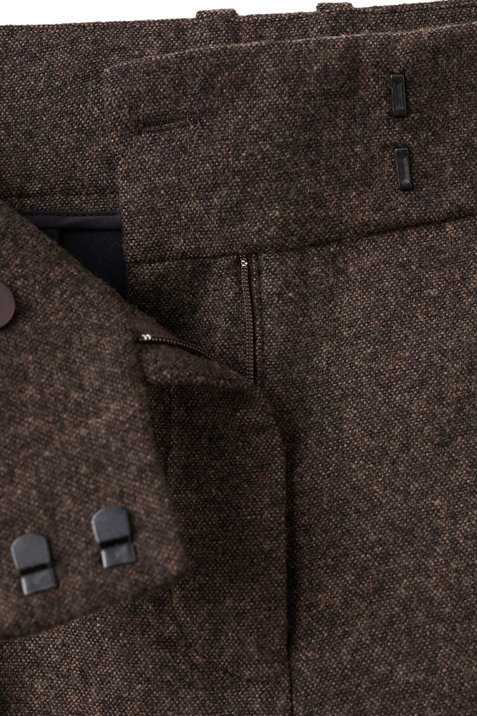 Брюки CAMILA из смесовой шерсти|Основной цвет:Коричневый Женский Mango Брюки CAMILA из смесовой шерсти (цвет ), артикул 17057911 | Фото 4