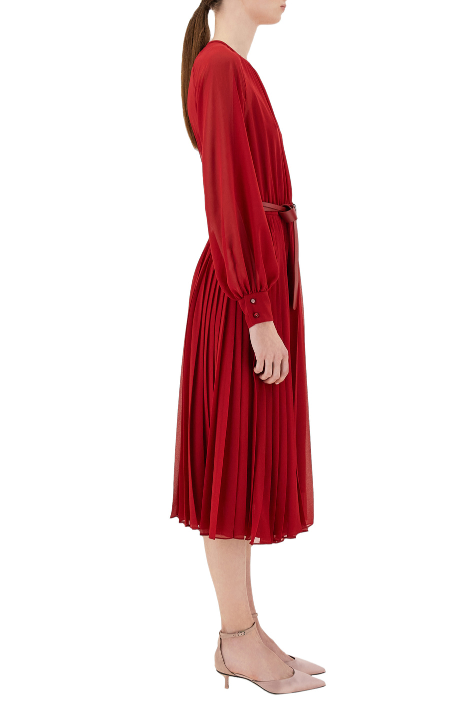 Max Mara Платье TECLA с плиссированными деталями (цвет ), артикул 62360119 | Фото 3