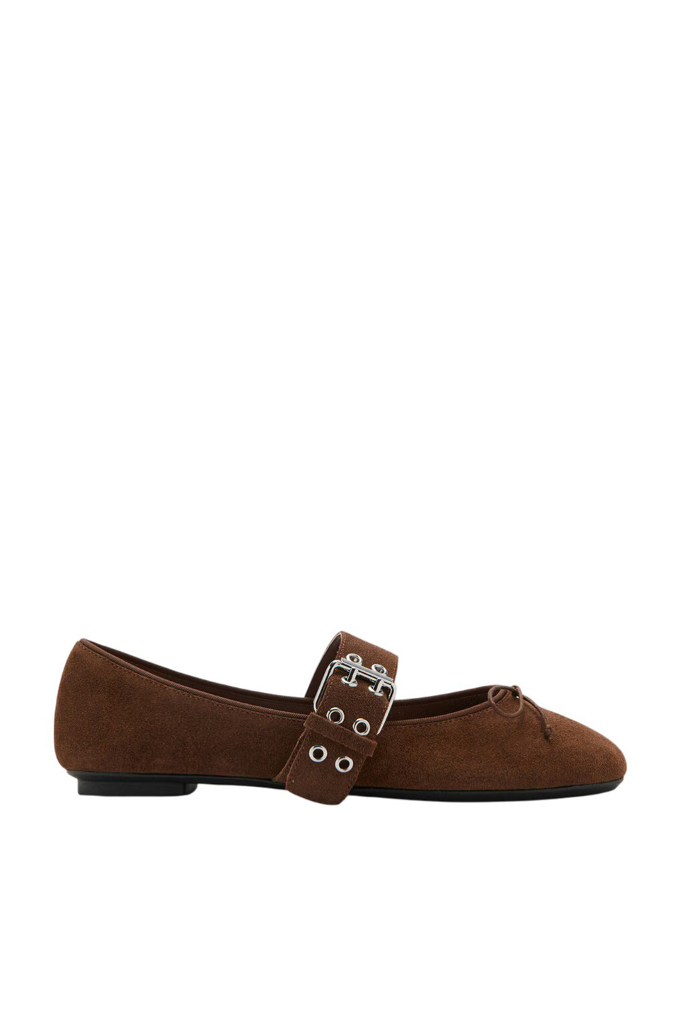 Женский Mango Балетки GIFT из замши (цвет ), артикул 27065820 | Фото 1