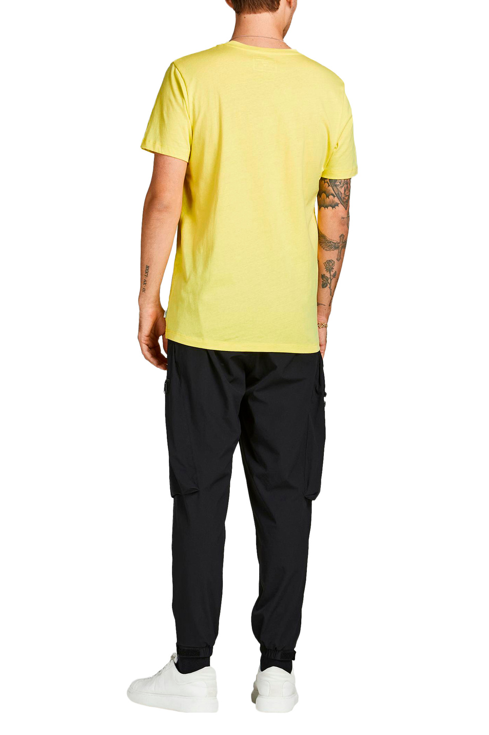 Мужской Jack & Jones Футболка из натурального хлопка с принтом (цвет ), артикул 12198332 | Фото 4