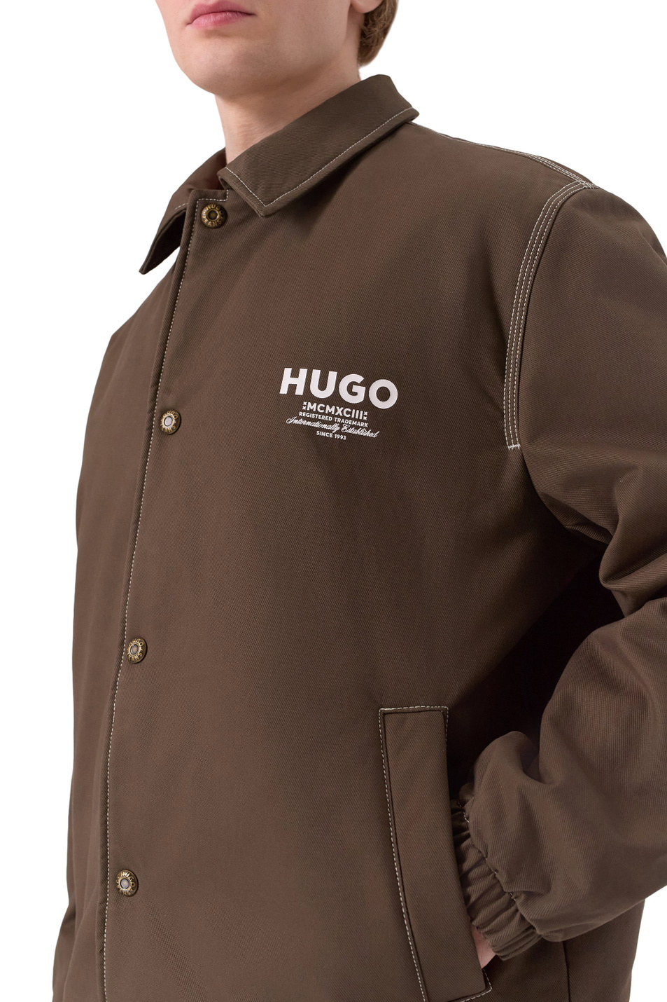 Мужской HUGO Куртка Biyo 2611 из хлопка (цвет ), артикул 50552940 | Фото 5